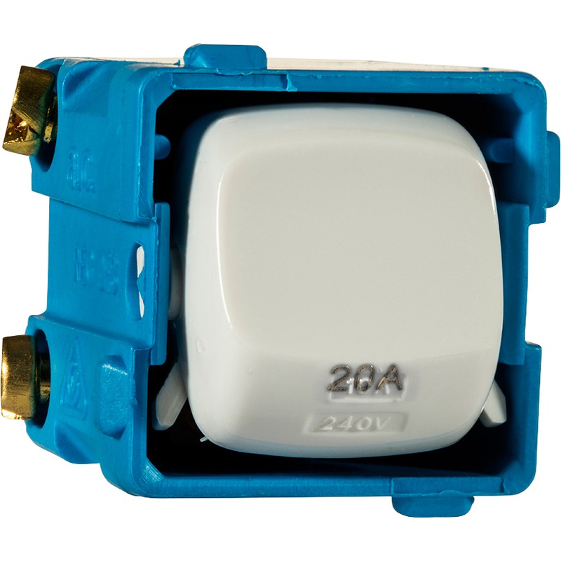 Buy HPM Excel 10A Double Pole Double Throw Switch Mechanism White MyDeal