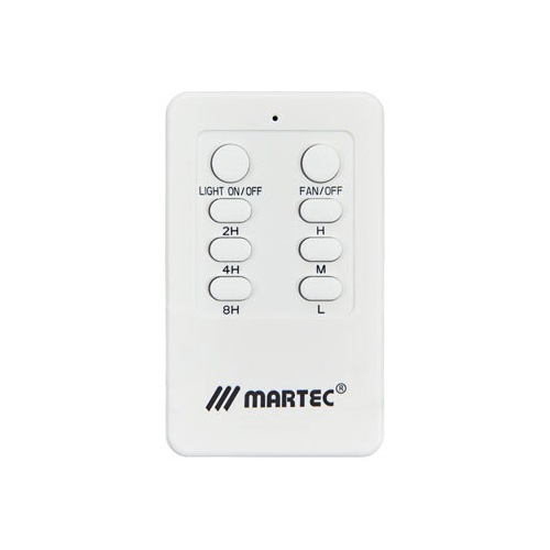 Buy Martec Premier Slimline Ceiling Fan Remote With Timer - MyDeal