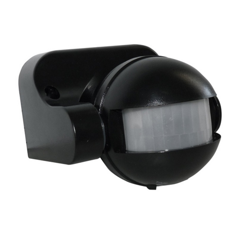 Buy Matelec 180° Round Motion Sensor Black - MyDeal