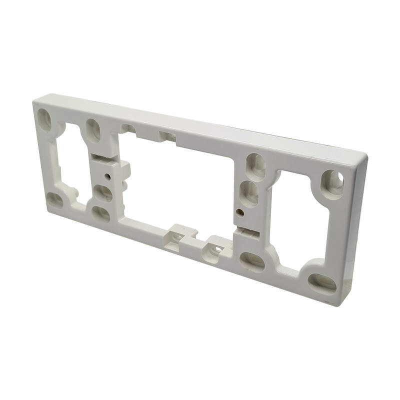 Buy QCE Quad Powerpoint Mounting Block 16mm White MyDeal