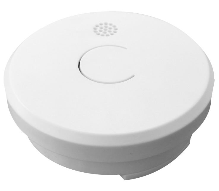 Red Photoelectric Stand-Alone Smoke Alarm with 9V Battery