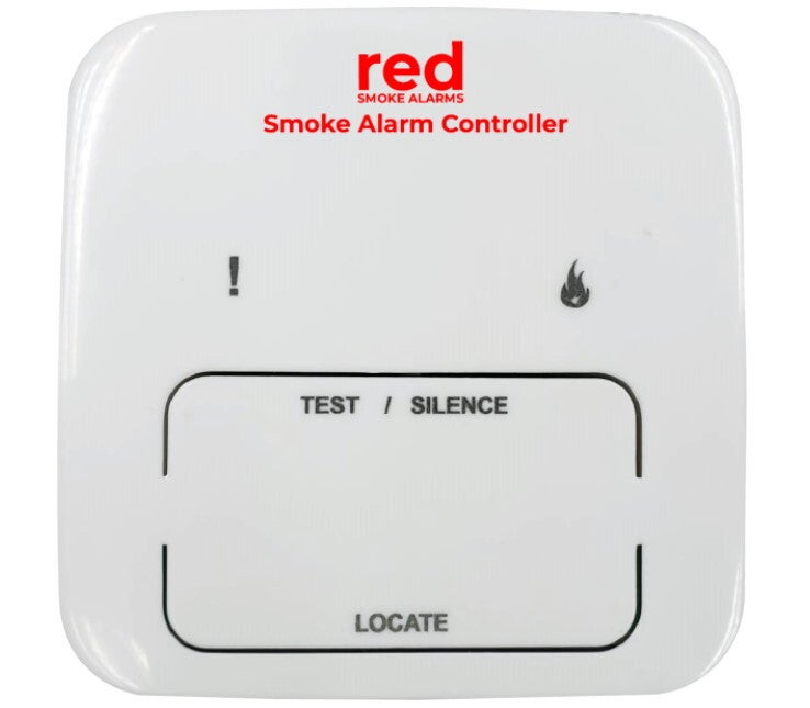 Red Wireless RF Smoke Alarm Controller
