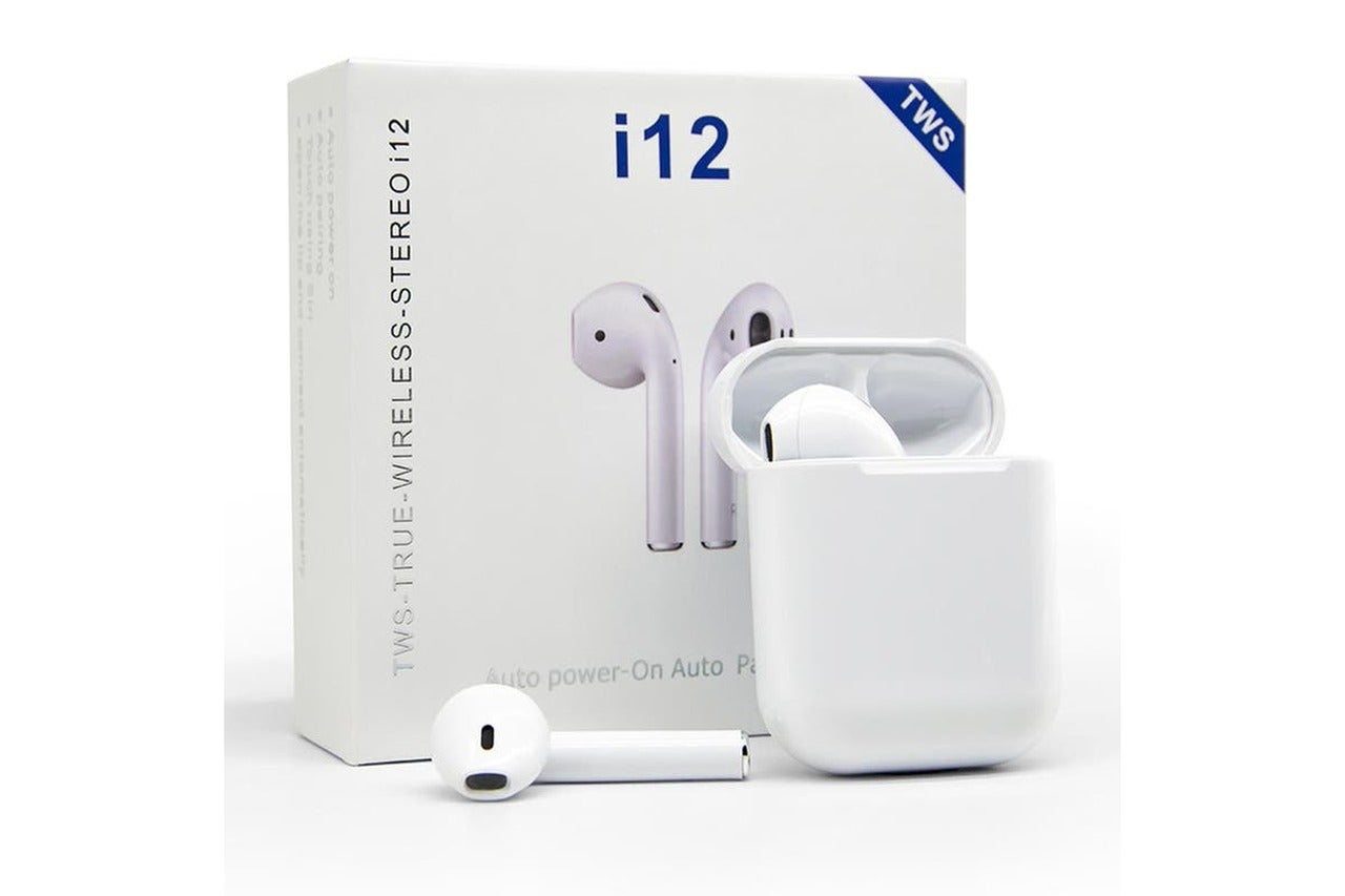 TWS i12 Bluetooth Wireless Earbuds Headset For Apple iphone IOS Android