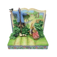 Beatrix Potter by Jim Shore Peter & Benjamin by Scarecrow Storybook McGregor's Decoy 6012486