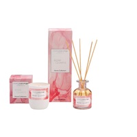Bramble Bay Crystal Infusions Diffuser Candle Mothers Day Gift Set - Rose Quartz