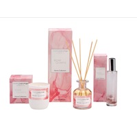 Bramble Bay Crystal Infusions Diffuser Candle Room Spray Gift Set - Rose Quartz