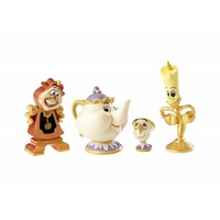 Disney Showcase Beauty and The Beast MINIATURE Enchanted Objects Set 4060076