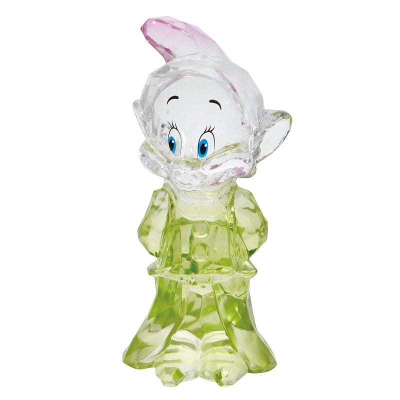 Buy Disney Showcase Facet Collection Snow White Dwarf Dopey Gem Cut Acrylic Sculptures Mydeal 