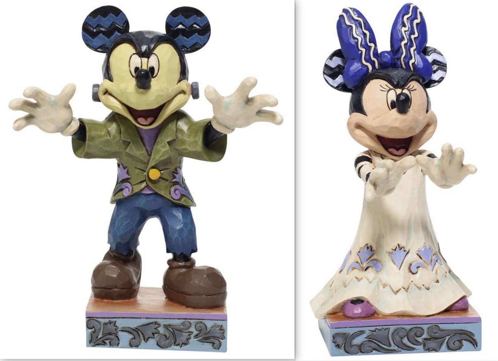 Buy Disney Traditions Halloween Mickey & Minnie Mouse Set Jim Shore ...