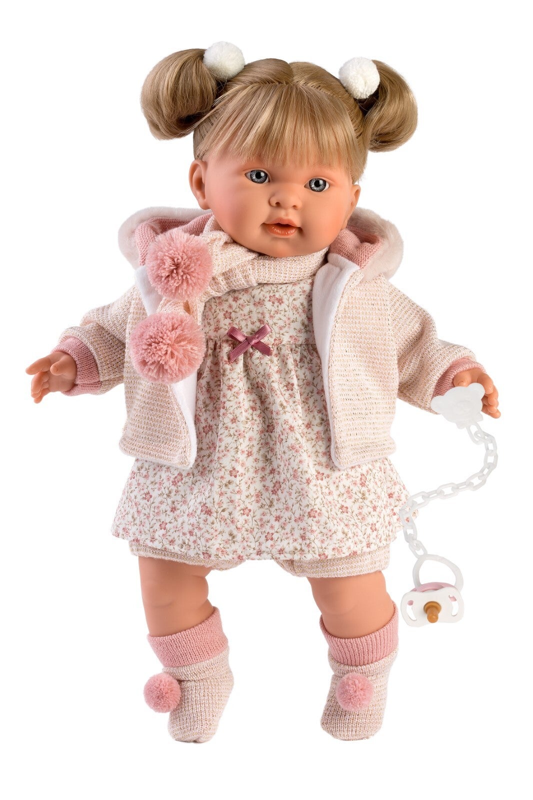 Spanish Crying Baby Girl Doll 42cm include gift box 