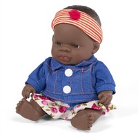 Miniland Doll African Girl and Outfit 21cm