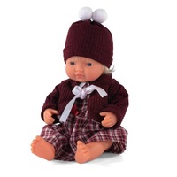 Miniland Doll Caucasian Blonde Girl and Outfit Boxed 38cm