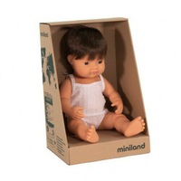 Miniland Doll Caucasian Brunette Boy 38cm