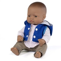 Miniland Doll Latino Boy with Winter Set Outfit 32 cm