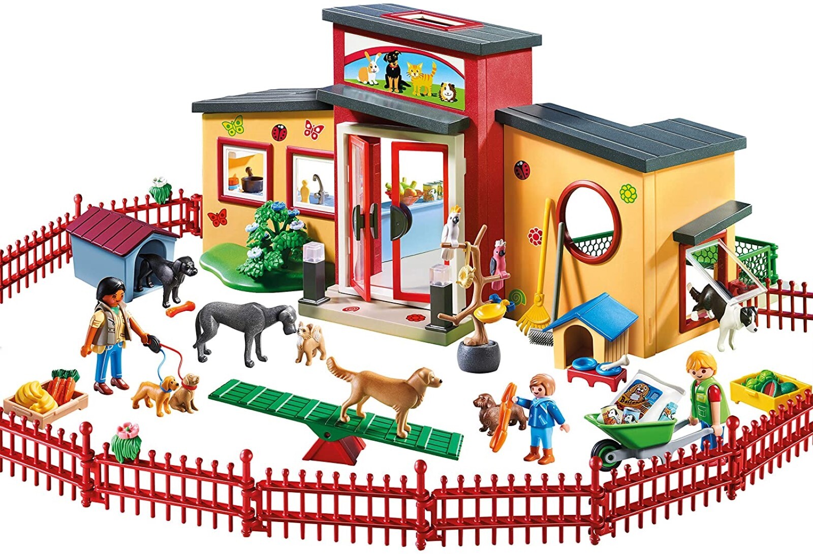 playmobil city life 9275 tiny paws pet hotel