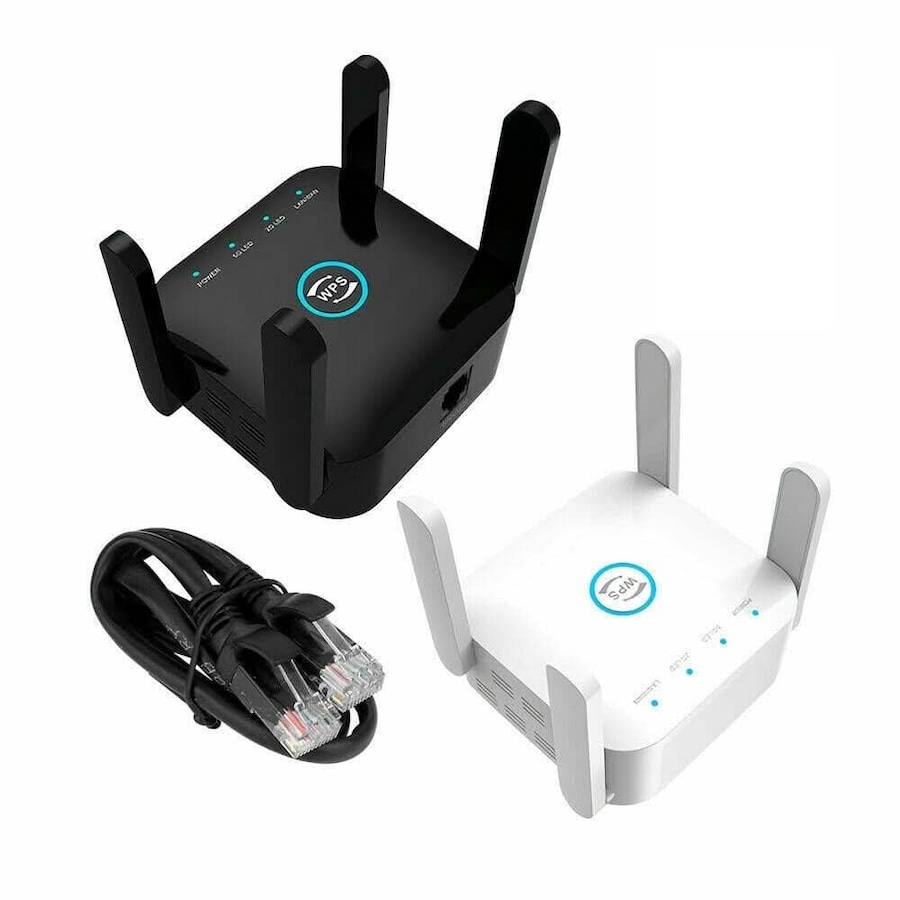 1200Mbps Dual Band Wireless WiFi Extender Repeater Router Range Signal Booster