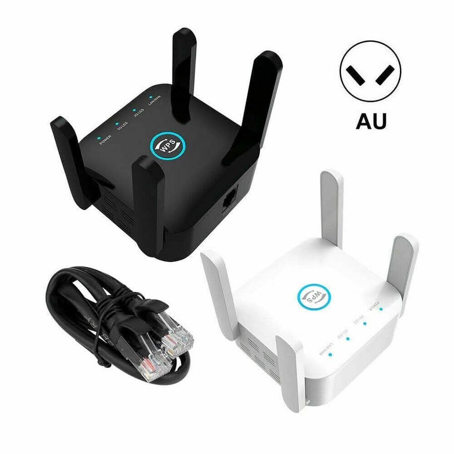 1200Mbps Dual Band Wireless WiFi Extender Repeater Router Range Signal Booster