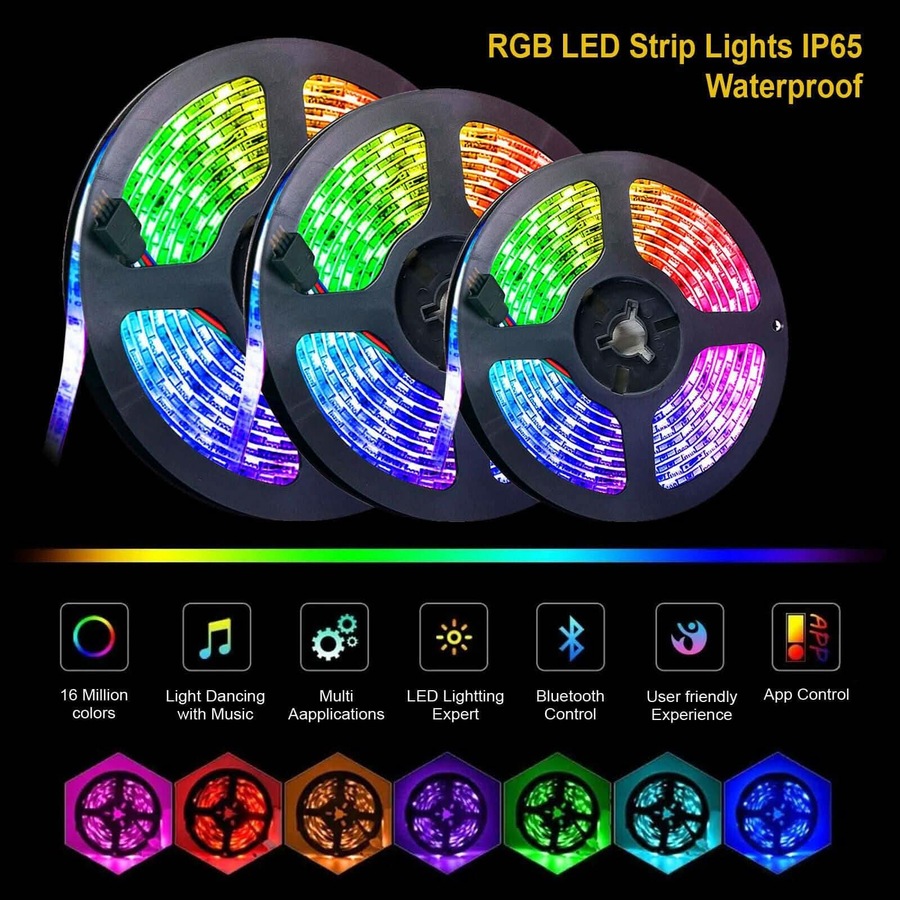 Buy 12V RGB LED Strip Lights IP65 5M 300 LEDs AU Stock - Everyday ...