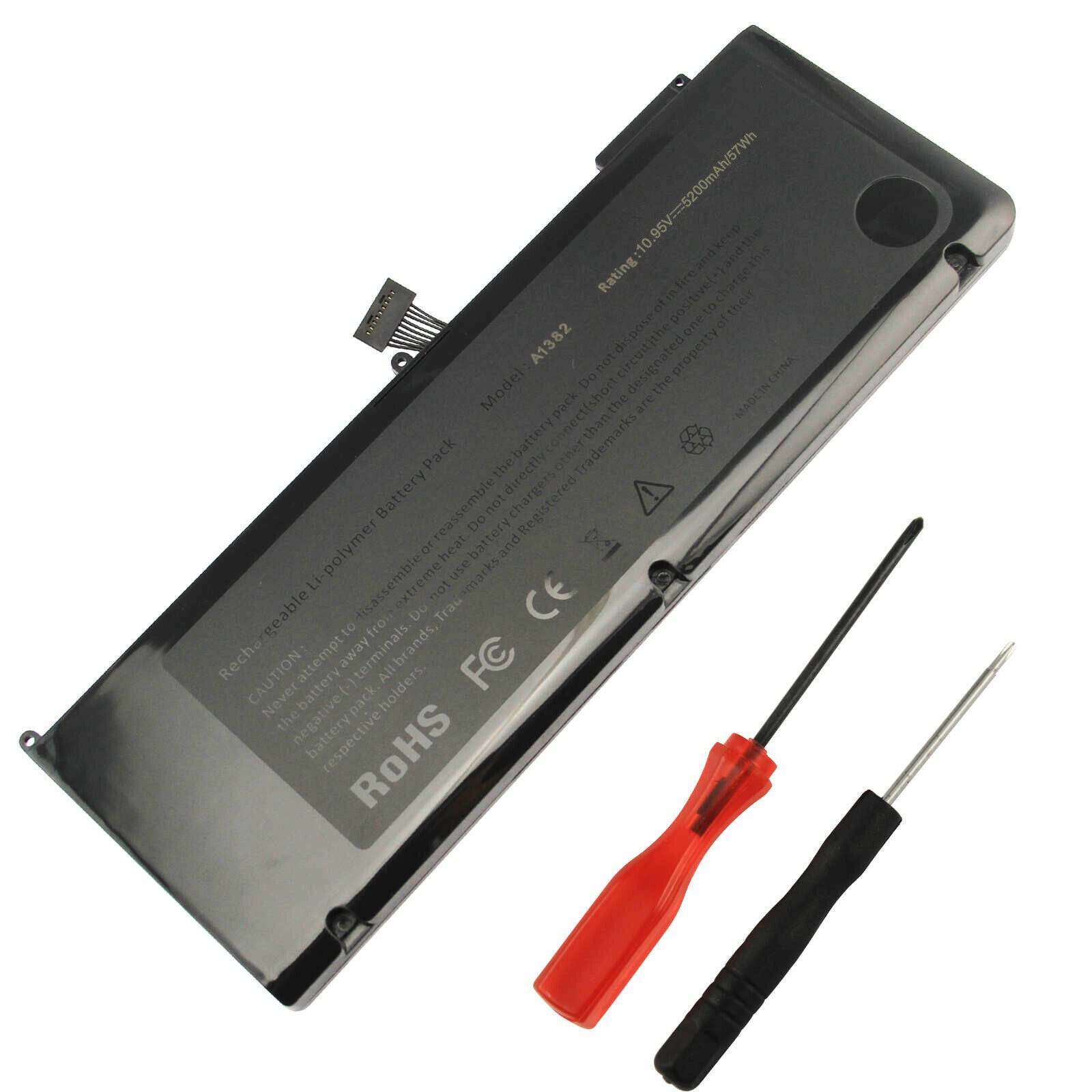 A1382 Battery Compatible For Apple MacBook Pro 15" early late 2011 Mid 2012 Series