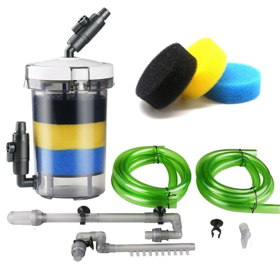 Buy Aquarium External Canister Filter Aqua Fish Water Tank Sponge Pond ...