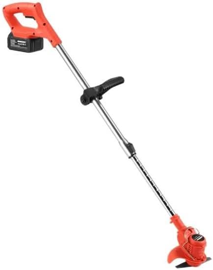 Black  Cordless Grass Trimmer Lawn Brush Cutter Blade Whipper Snipper