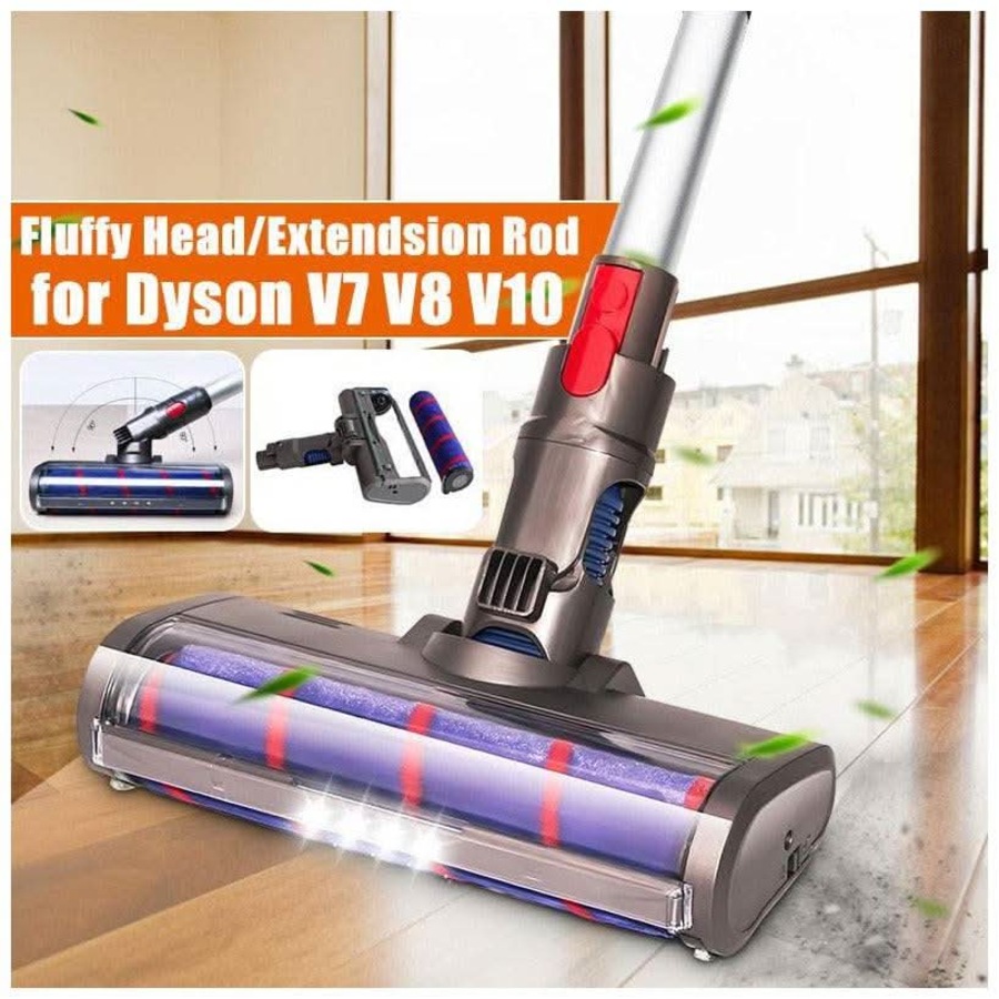 Fluffy Head For DYSON V7 V8 V10 V11 V12 and V15 Vacuum - With LED Light