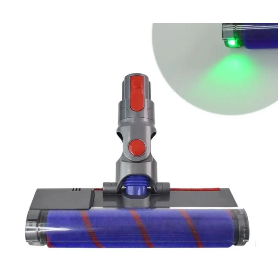 Fluffy head with laser light for Dyson V7 V8 V10 V11 & V15