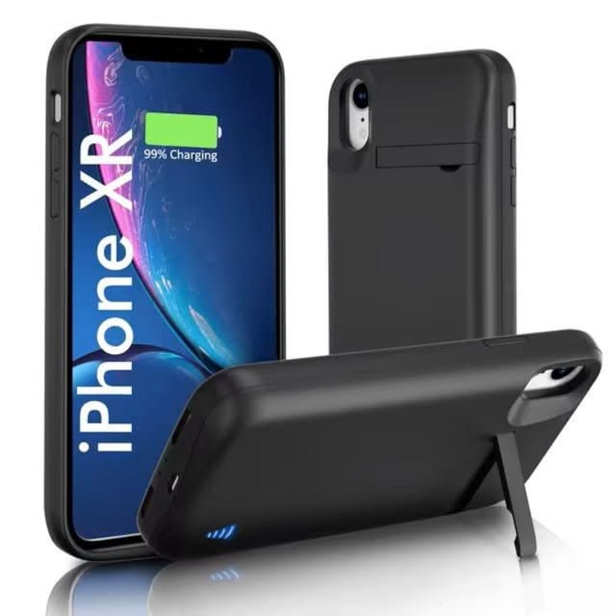 For iPhone XR Smart Battery Power Bank Charger Cover
