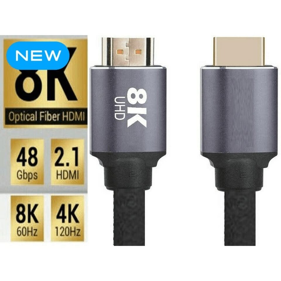 HDMI v2.1 Cable 8K 120Hz UHD With HDR 5M