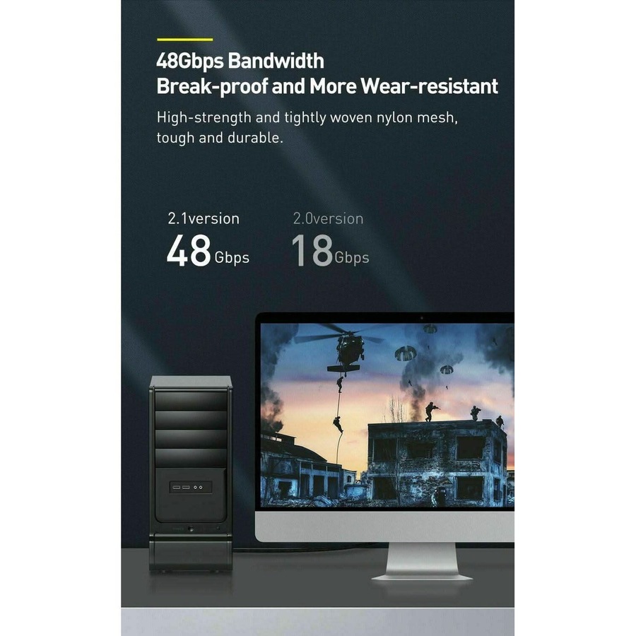 HDMI v2.1 Cable 8K 120Hz UHD With HDR 5M