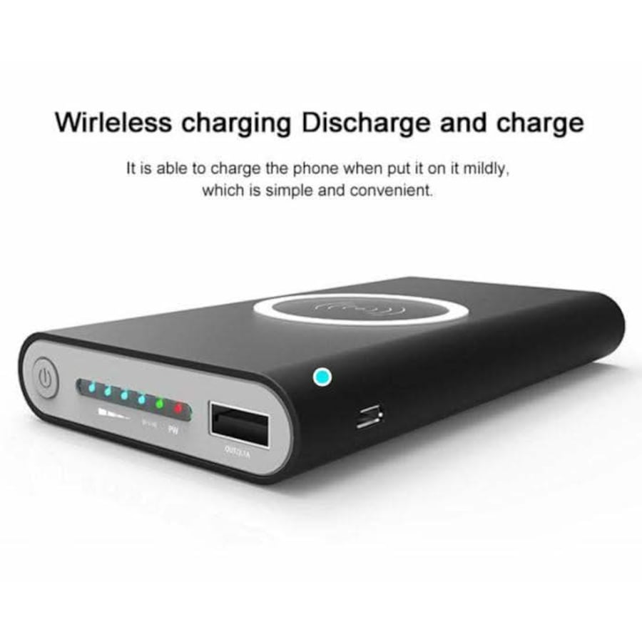 Qi Wireless Power bank with Fast Charging - For iPhone Samsung Google Pixel Xiaomi