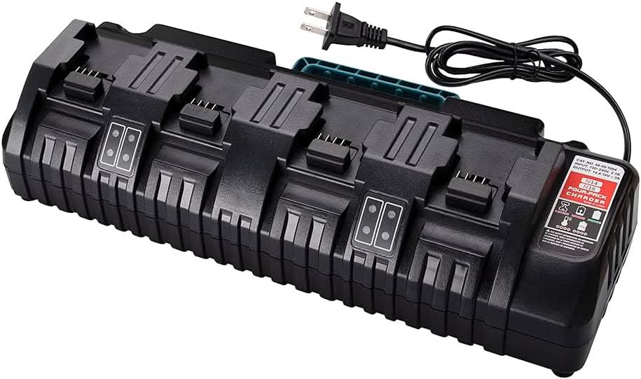 Tavice M18 Battery Charger 4 Ports  Rapid Compatible for Milwaukee 18V