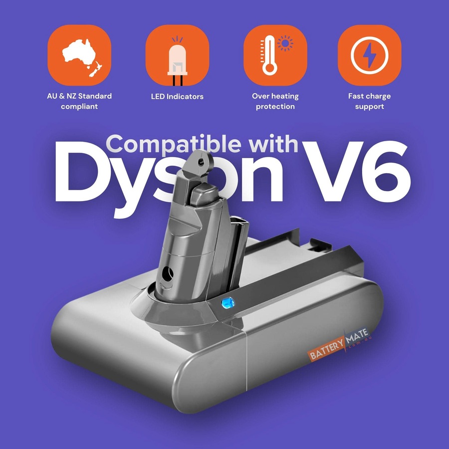 Vacuum Cleaner Battery Compatible with Dyson SV09 SV03 SV05 SV06 SV07 V6