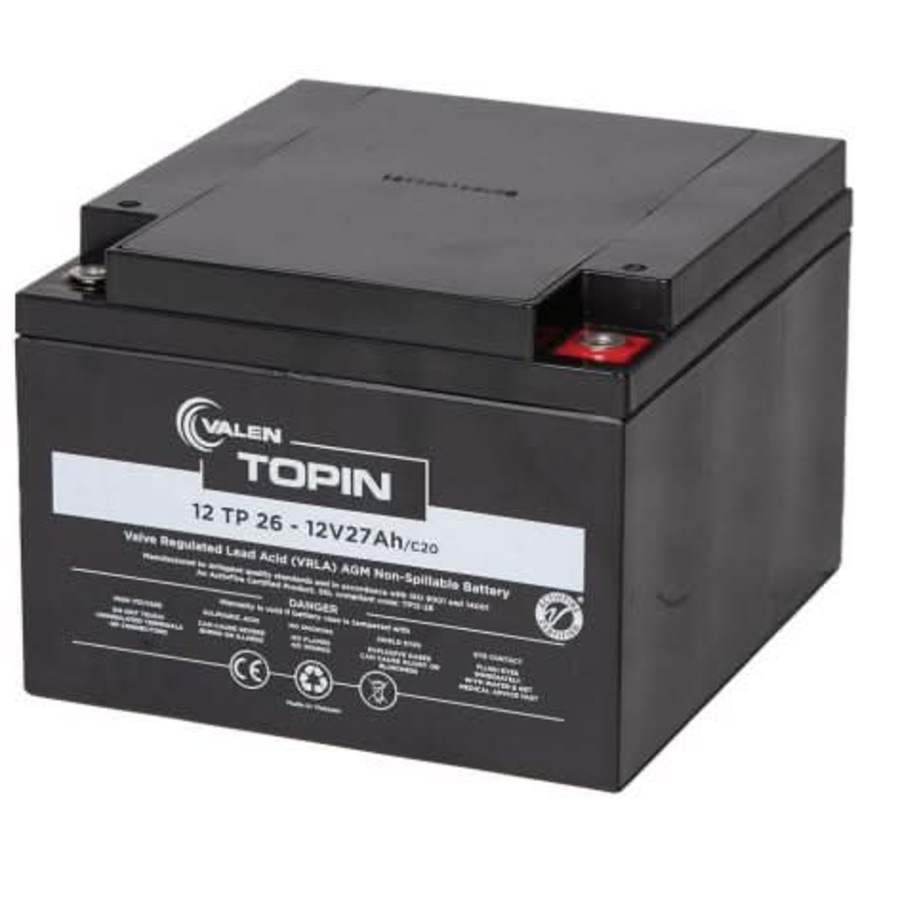 Valen Topin AGM 12V 26Ah Deep Cycle Battery