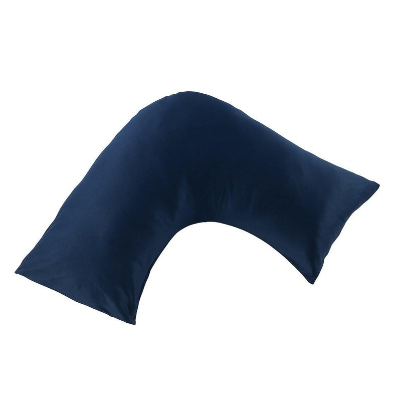 Buy 400 Thread Count Navy Ushaped Pillowcase MyDeal