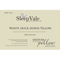Duck Down King Size Pillow