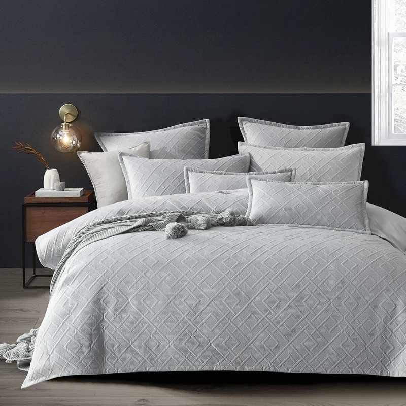 Buy Kolt Quilt Cover Set Grey MyDeal