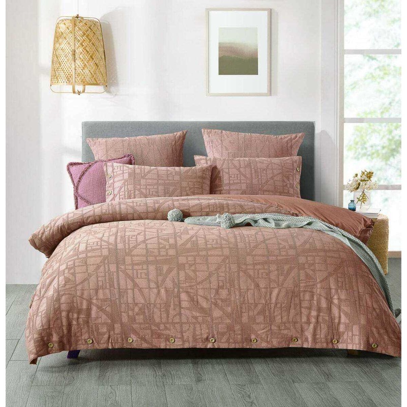 Buy Oslo Rust Quilt Cover Set MyDeal