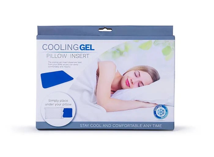 Cooling Gel Pillow Insert - Cooler Sleep - Muscle Pain Relief