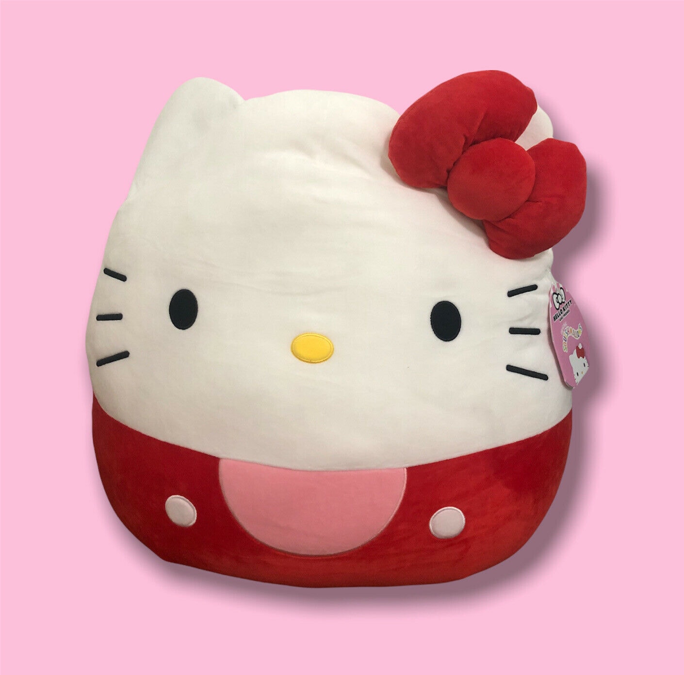 Buy Kellytoy Hello Kitty X Squishmallow 20 Inch Plush - Hello Kitty Red ...