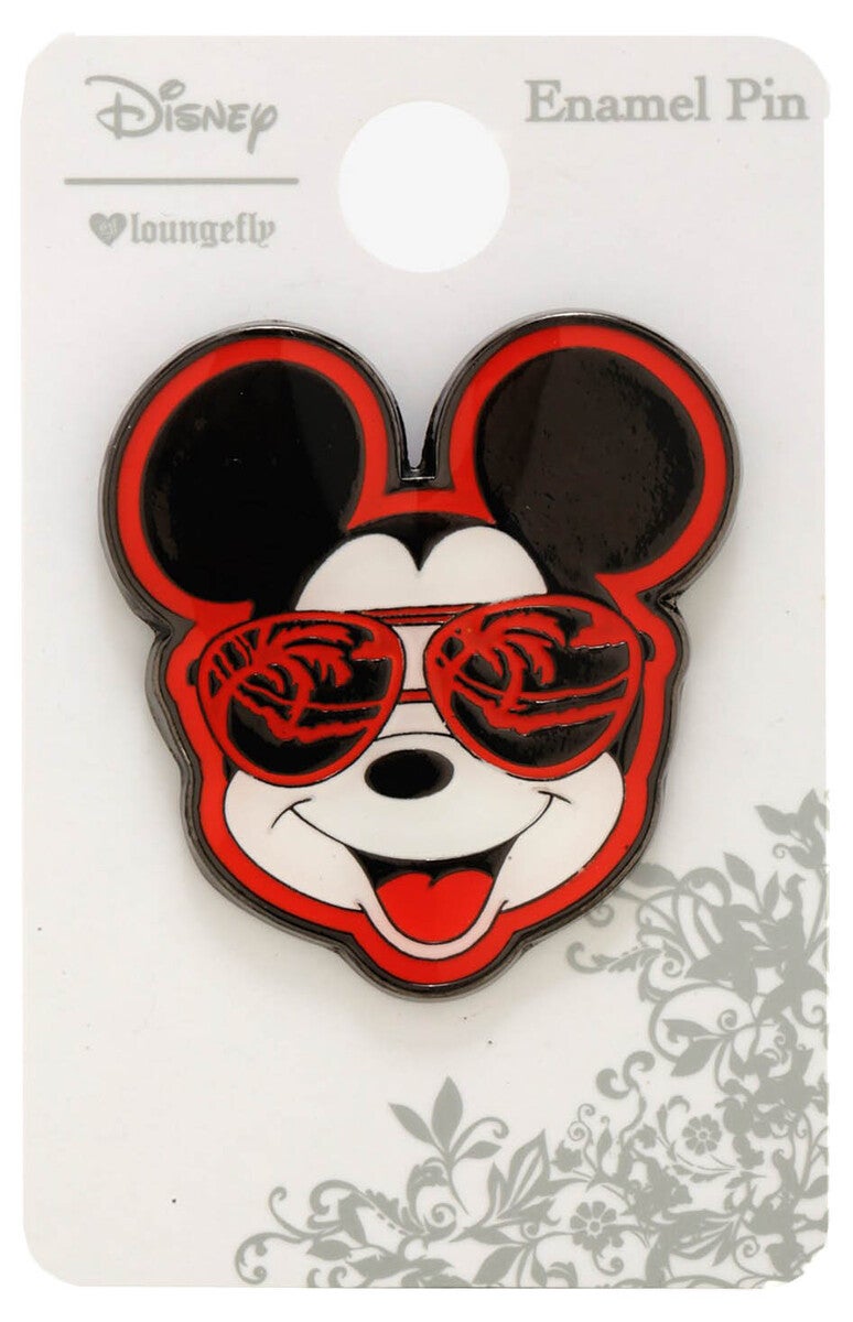 Loungefly Disney Pins - Mickey Mouse (Glasses) USA Import - New, Mint Condition