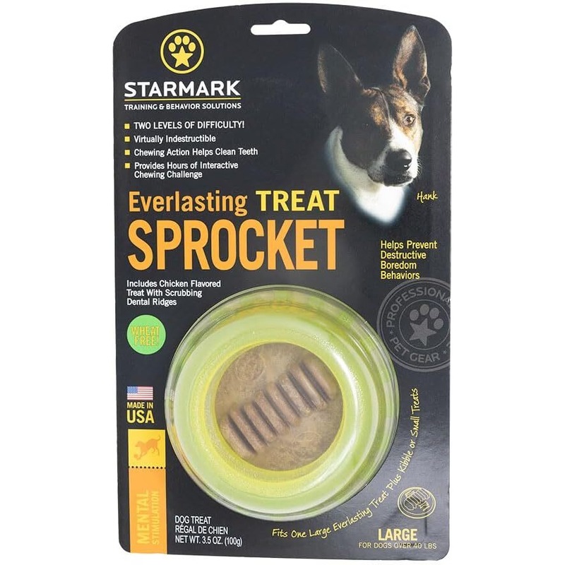 Buy Everlasting TREAT Sprocket Dog Chew Toy By Starmark Large MyDeal