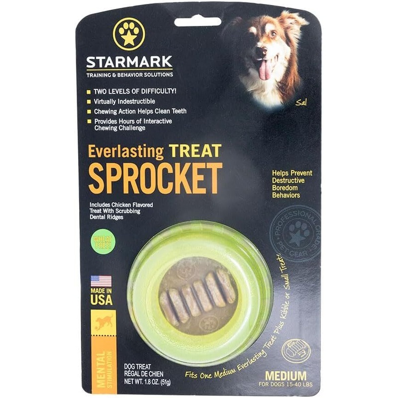 Buy Everlasting TREAT Sprocket Dog Chew Toy By Starmark Medium MyDeal