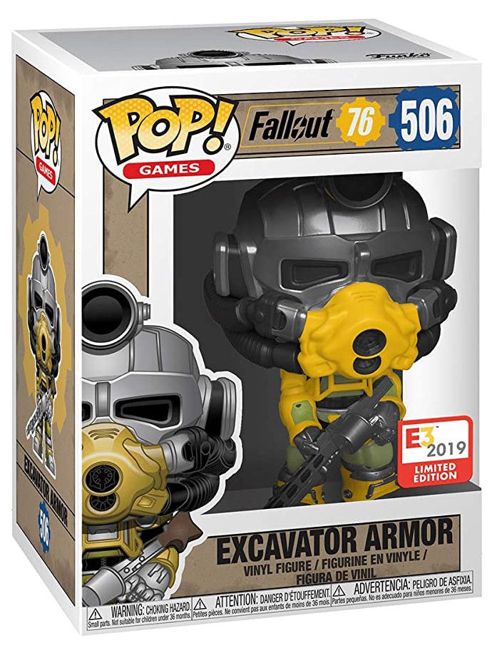 Buy Funko POP! Games Fallout 76 #506 Excavator Armor - 2019 E3