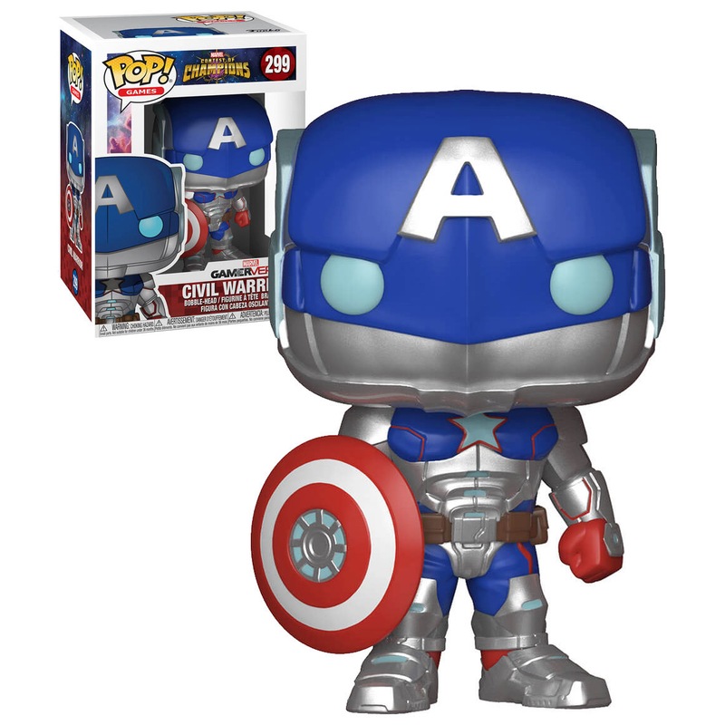 Buy Funko POP! Games Marvel Contest Of Champions #299 Civil Warrior ...