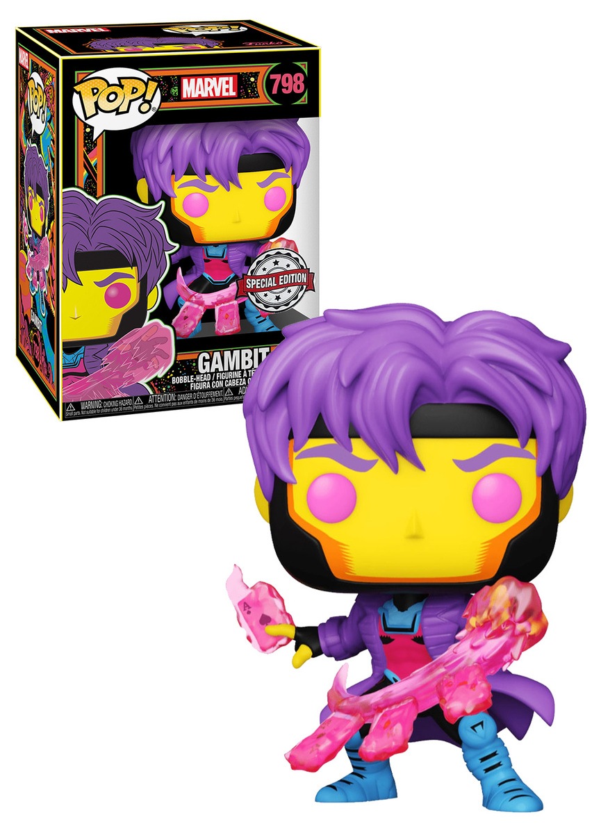 funko pop blacklight gambit