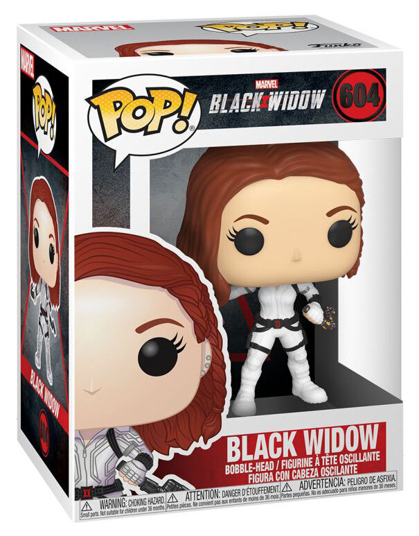 black widow funko pop box