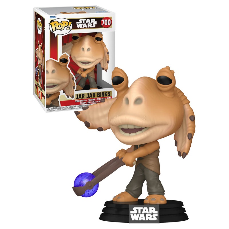 Buy Funko POP! Star Wars The Phantom Menace #700 Jar Jar Binks With ...