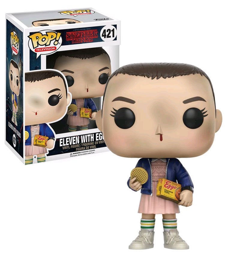 Funko POP Stranger things & little Eleven with eggos #421 Action Figure toys 