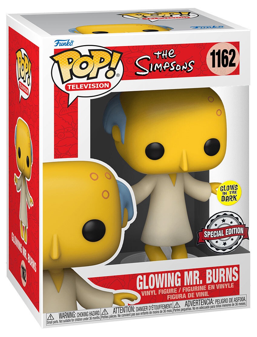 Simpsons #1162 Glowing Mr Burns (Glow 